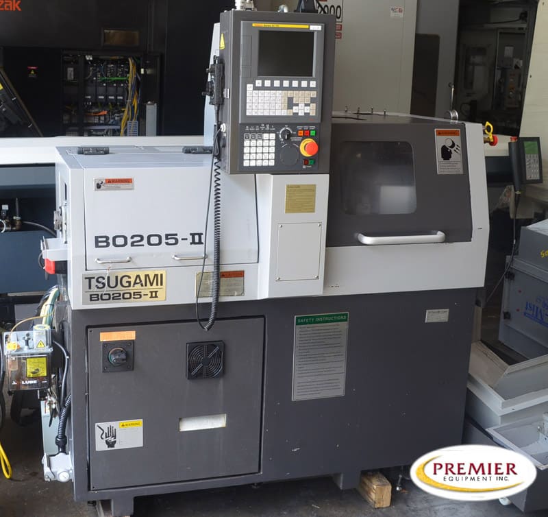 Tsugami B0205-II CNC Swiss Type Lathe
